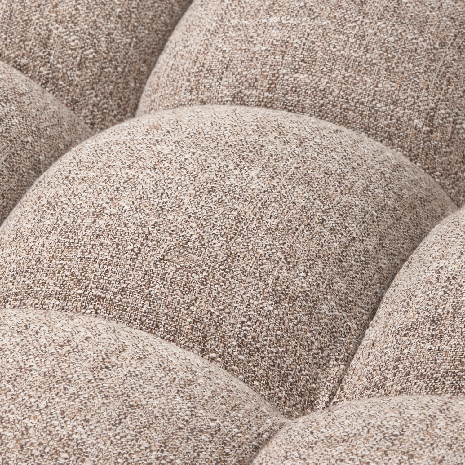 Allure 3-zits bank geweven stof bruin melange - Afbeelding 4