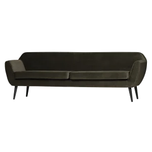 Rocco xl bank 230 cm velvet warm groen