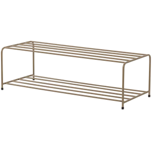 Josse staand schoenenrek metaal militair bruin