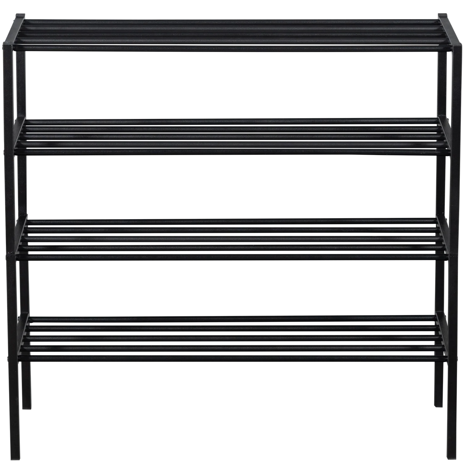 Ferro schoenenrek stapel van 2 metaal zwart - Afbeelding 3