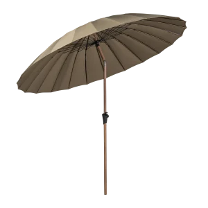 Monica parasol zand/groen ø280 cm