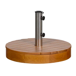 Monica parasolvoet hout naturel 37xø49 cm