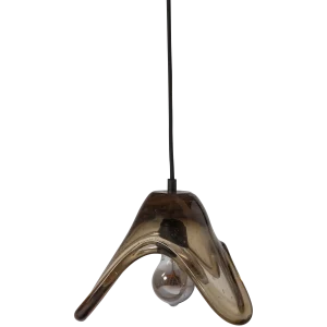 Elle hanglamp groot glas groen