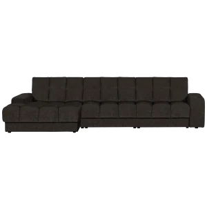 Second Date chaise longue links vintage antraciet