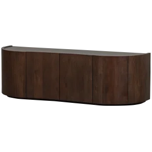 Sense dressoir 4-deurs mango hout walnoot