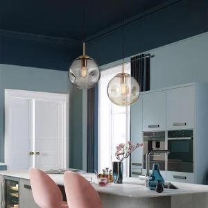 Brikey glazen bol hanglamp